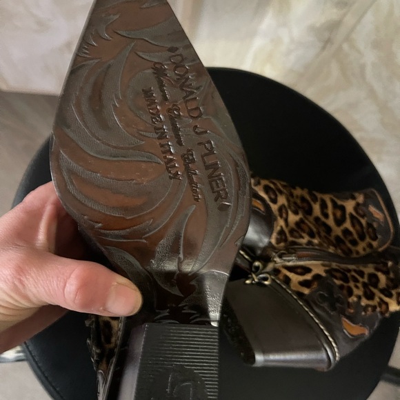 DONALD PLINER • BOOTS Print Cowboy Boots 6 new - Picture 4 of 9